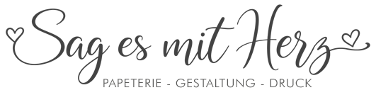 Sag es mit Herz Sagesmitherz Einladungskarten