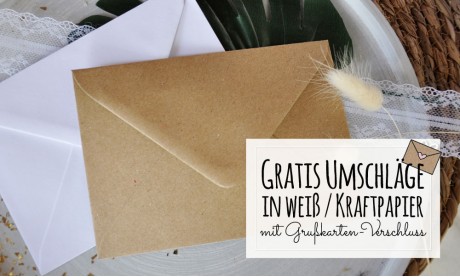 Dankeskarte Hochzeit Kraftpapier