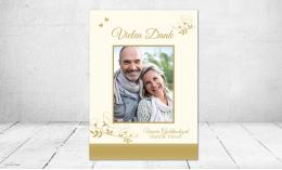 Dankeskarte Goldene Hochzeit Postkarte