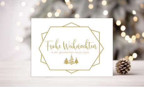 Individuelle Weihnachtskarten für Unternehmen