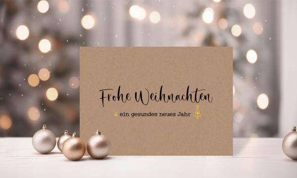 Individuelle Weihnachtskarten für  Unternehmen