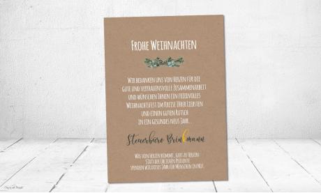 Weihnachtskarten für Unternehmen umweltfreundlich