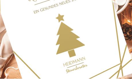 Weihnachtskarten für Unternehmen, edel